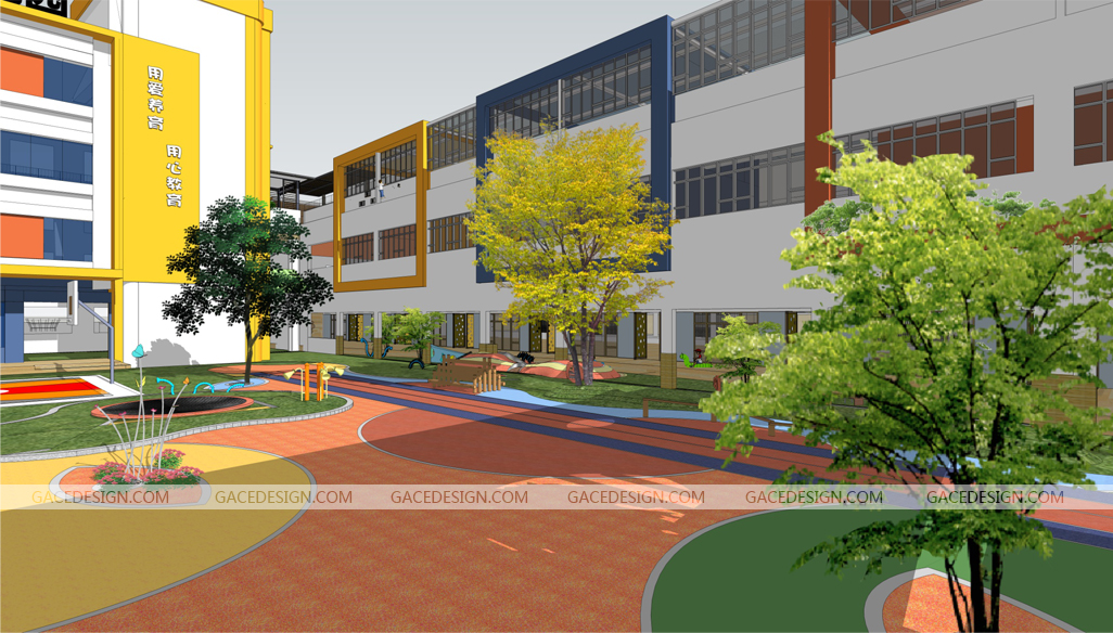 幼兒園設計的戶外區間如何劃分? 幼兒園設計的戶外區間如何劃分?